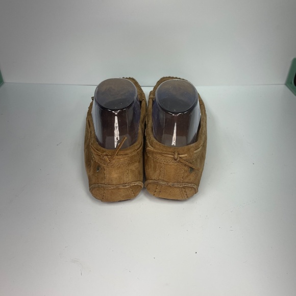 UGG Suede Moccasin Loafers Women’s Size 10 Brown Slip-On Comfort Shoes - Picture 7 of 11